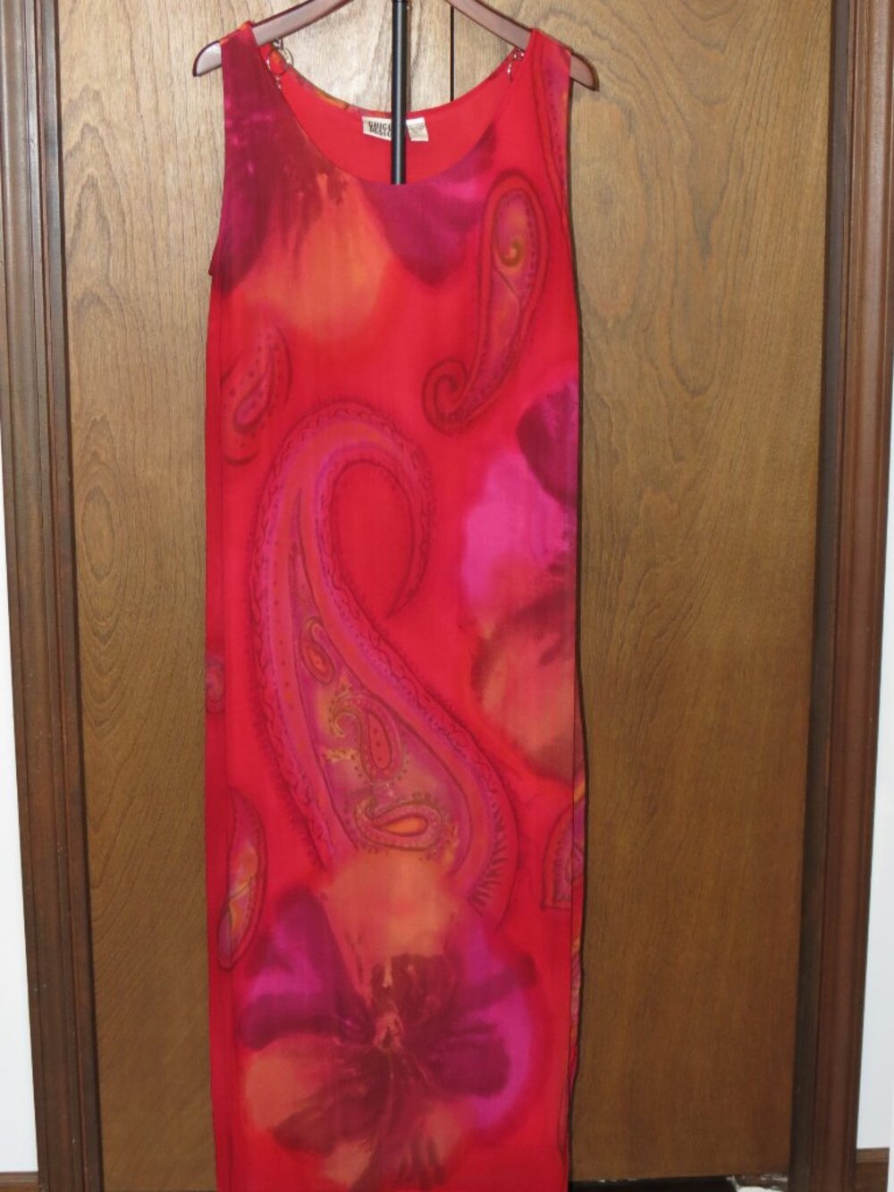 Vintage Chico’s Design Size 2 Sleeveless Maxi Dress Great Preowned Condition